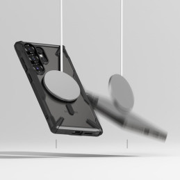 „Ringke Fusion X MagSafe“ dėklas, skirtas „Samsung Galaxy S25 Ultra“ – juodas