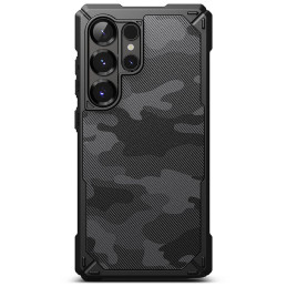 „Ringke Rugged Gear“ dėklas, skirtas „Samsung Galaxy S25 Ultra“ – juodas kamufliažinis