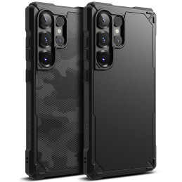 „Ringke Rugged Gear“ dėklas, skirtas „Samsung Galaxy S25 Ultra“ – juodas kamufliažinis