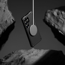 „Ringke Rugged Gear MagSafe“ dėklas, skirtas „Samsung Galaxy S25 Ultra“ – juodas