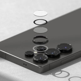 „Ringke“ fotoaparato rėmelio apsauginių vnt., 2 vnt., skirtas „Samsung Galaxy S25 Ultra“ – juodos spalvos
