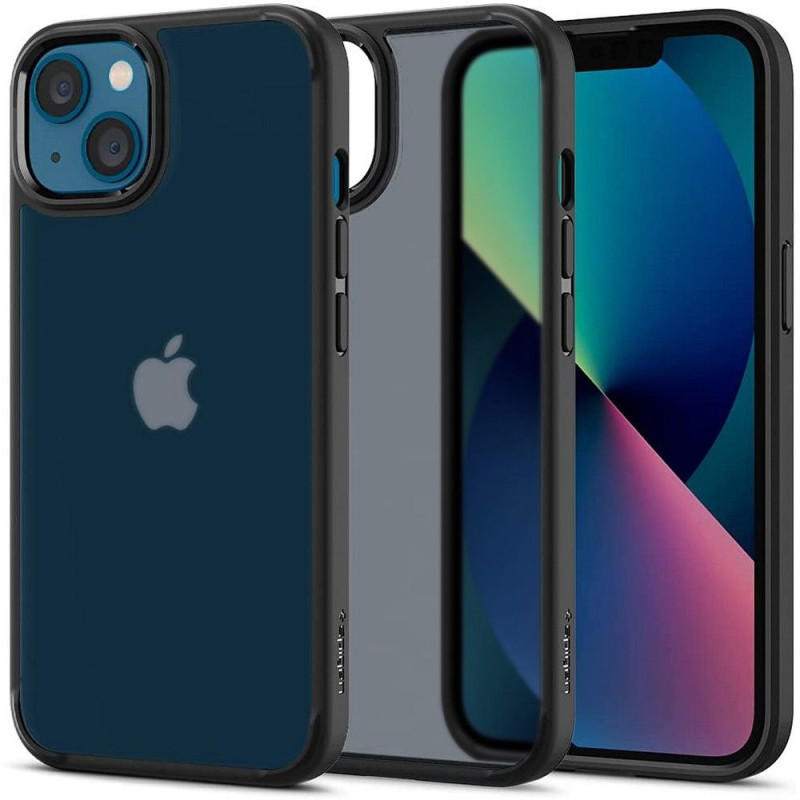 Spigen Ultra Hybrid dėklas iPhone 13 - matinė juoda