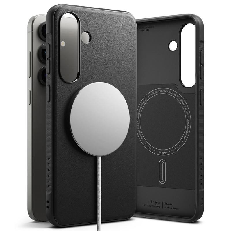 „Ringke Onyx MagSafe“ dėklas, skirtas „Samsung Galaxy S25+“ – juodas