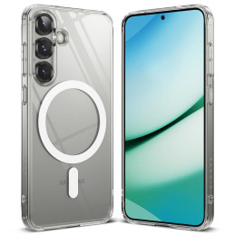„Ringke Fusion MagSafe“ dėklas, skirtas „Samsung Galaxy S25“ – skaidrus