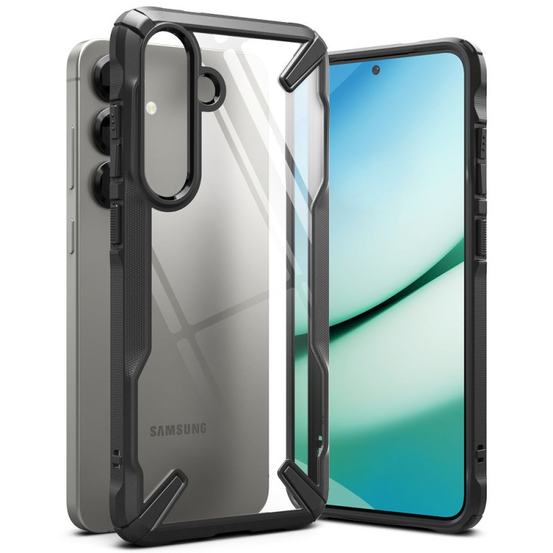 „Ringke Fusion X“ dėklas, skirtas „Samsung Galaxy S25“ – juodas