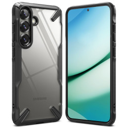 „Ringke Fusion X“ dėklas, skirtas „Samsung Galaxy S25“ – juodas