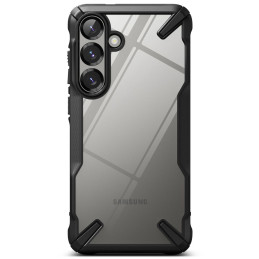 „Ringke Fusion X“ dėklas, skirtas „Samsung Galaxy S25“ – juodas