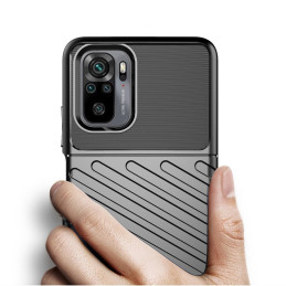 Thunder Case lankstus šarvuotas dėklas Xiaomi Redmi 10 juodas
