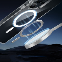 ESR Classic Hybrid Halolock MagSafe dėklas, skirtas Samsung Galaxy S25 Ultra – skaidrus