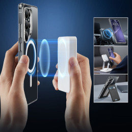 ESR Classic Hybrid Halolock MagSafe dėklas, skirtas Samsung Galaxy S25 Ultra – skaidrus