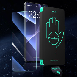 ESR grūdinto stiklo 2 vnt. pakuotė, skirta „Samsung Galaxy S25 Ultra“ - skaidrus