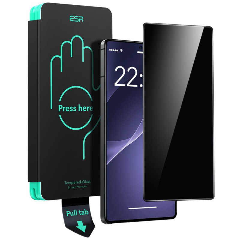 ESR grūdinto stiklo privatumo stiklas „Samsung Galaxy S25 Ultra“