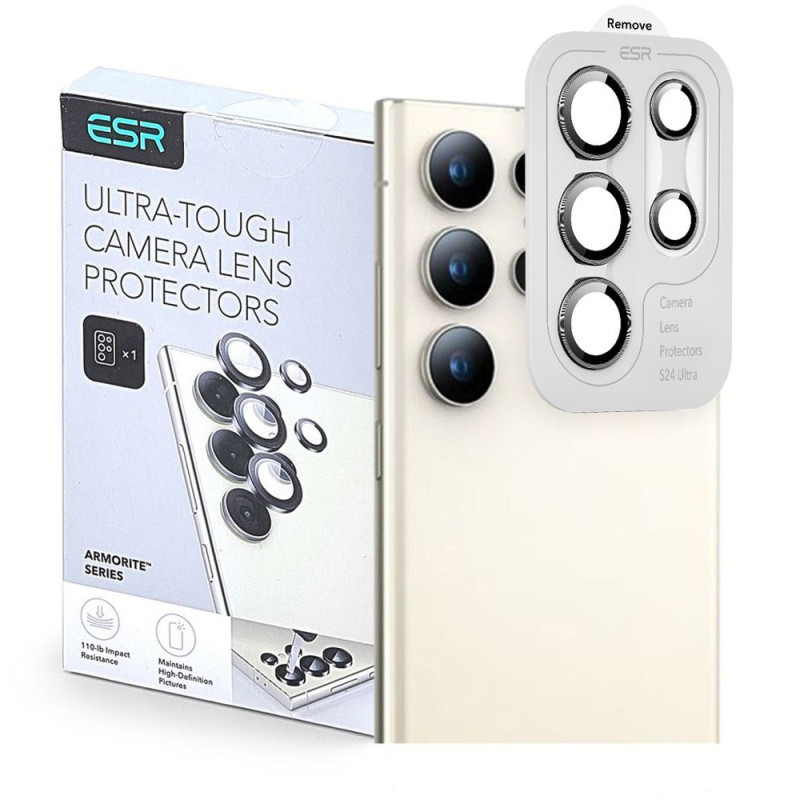 ESR Armorite kameros dėklas, skirtas Samsung Galaxy S25 Ultra - juodas