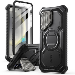 „Supcase IBLSN Armorbox Mag“ dėklas, skirtas „Samsung Galaxy S25“ – juodas