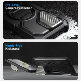 „Supcase IBLSN Armorbox Mag“ dėklas, skirtas „Samsung Galaxy S25“ – juodas
