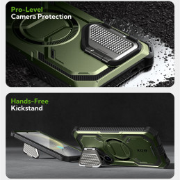 „Supcase IBLSN Armorbox Mag“, skirtas „Samsung Galaxy S25“ – alyvuogių spalvos