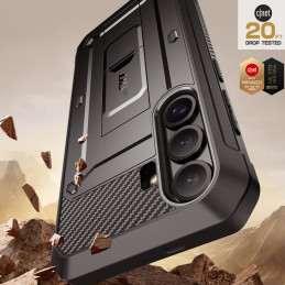 „Supcase Unicorn Beetle Pro“ 2 vnt. dėklų, skirtų „Samsung Galaxy S25+“ – juodas