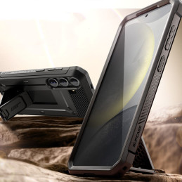„Supcase Unicorn Beetle Pro“ 2 vnt. dėklų, skirtų „Samsung Galaxy S25+“ – juodas