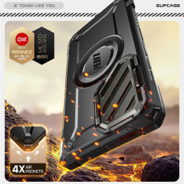 „Supcase UB XT Mag“ dėklas, skirtas „Samsung Galaxy S25 Ultra“ – juodas