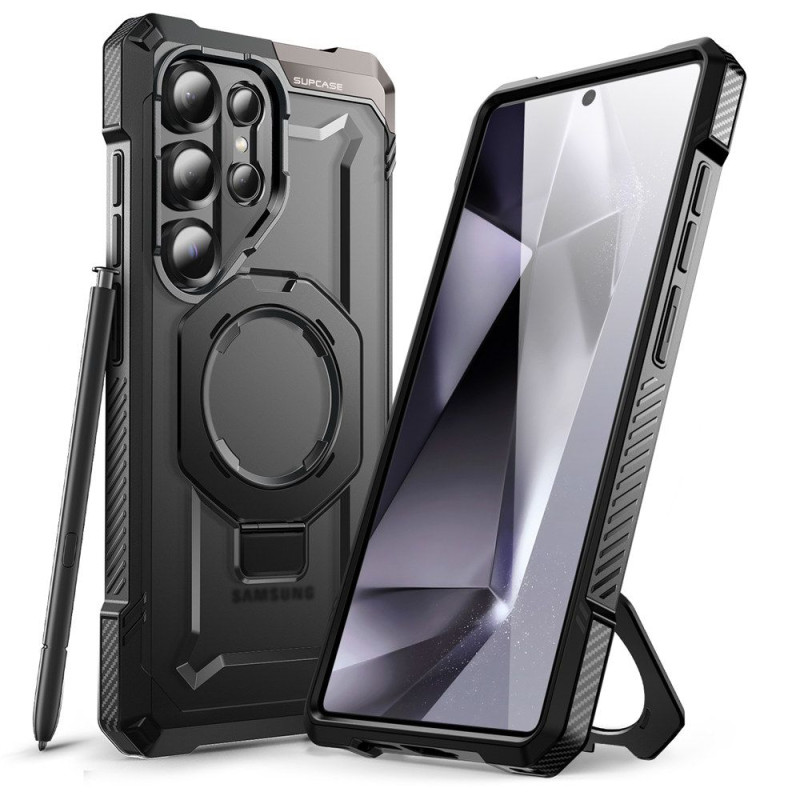 „Supcase UB Grip Mag“ dėklas, skirtas „Samsung Galaxy S25 Ultra“ – juodas