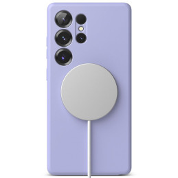 „Ringke“ silikoninis „MagSafe“ dėklas, skirtas „Samsung Galaxy S25 Ultra“ – violetinis