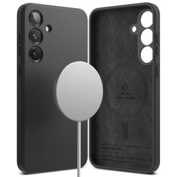 „Ringke“ silikoninis „MagSafe“ dėklas, skirtas „Samsung Galaxy S25+“ – juodas