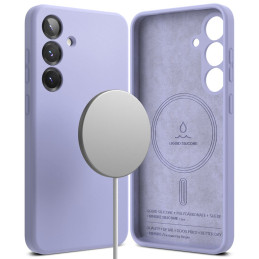 „Ringke“ silikoninis „MagSafe“ dėklas, skirtas „Samsung Galaxy S25+“ – violetinis
