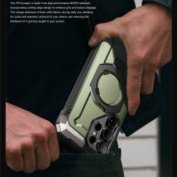 „Supcase UB Grip Mag“ dėklas, skirtas „Samsung Galaxy S25 Ultra“ – alyvuogių spalvos