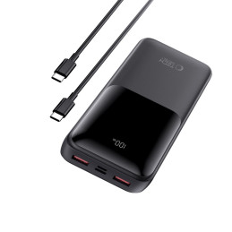 Išorinė baterija „Tech-Protect PB02“ 20000mAh 22,5W - juoda