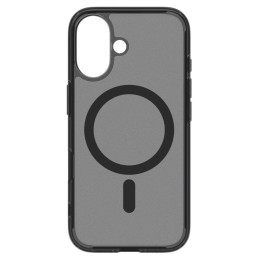 „Spigen Ultra Hybrid“ „T“ „MagSafe iPhone 16e“ dėklas – permatomas juodas