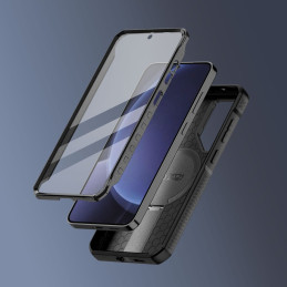 „Tech-Protect Kevlar MagSafe+“ dėklas, skirtas „Samsung Galaxy S25“ – juodas