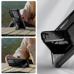 „Tech-Protect Kevlar Cam+“ dėklas, skirtas „Samsung Galaxy S25“ – juodas