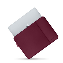 „Tech-Protect“ neopreno nešiojamojo kompiuterio dėklas 15–16 colių – bordo spalvos