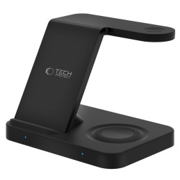 „Tech-Protect QI15W-A37“ 3in1 indukcinis belaidis įkroviklis, 15 W, juodas