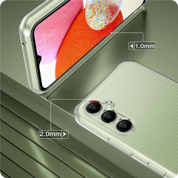 „Tech-Protect FlexAir“ dėklas, skirtas „Xiaomi Redmi Note 14 Pro 5G“ / „Poco X7 5G“ – skaidrus