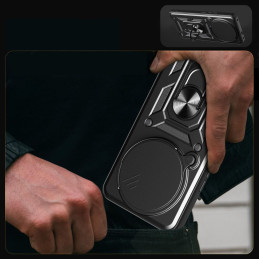 „Tech-Protect CamShield Pro“ dėklas, skirtas „Xiaomi Redmi Note 14 Pro 5G“ / „Poco X7 5G“ – matinės juodos spalvos