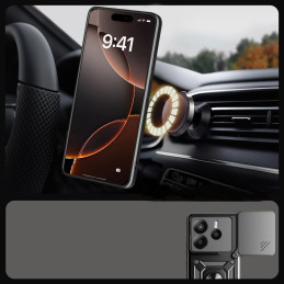 „Tech-Protect CamShield Pro“ dėklas, skirtas „Xiaomi Redmi Note 14 5G“ – matinės juodos spalvos