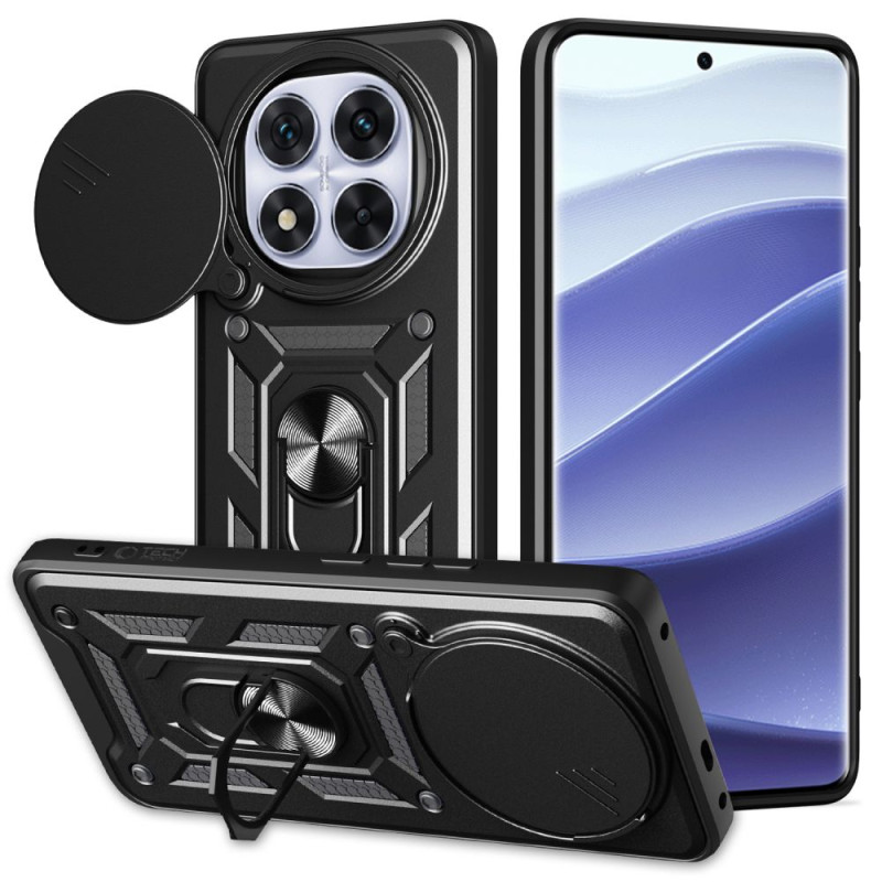 „Tech-Protect CamShield Pro“ dėklas, skirtas „Xiaomi Redmi Note 14 Pro+ 5G“ – matinės juodos spalvos