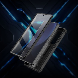 „Tech-Protect Kevlar Cam+“ dėklas, skirtas „Samsung Galaxy S25 Ultra“ – juodas