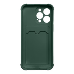 „Card Armor Case“ dėklo dangtelis, skirtas „iPhone 12 Pro Max Card Wallet“, silikoninis šarvų oro pagalvės dangtelis žal...