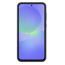 „Samsung“ silikoninis dėklas EF-PA366CBEGWW, skirtas „Samsung Galaxy A36 5G“ - juodas
