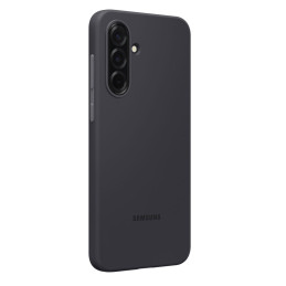 „Samsung“ silikoninis dėklas EF-PA366CBEGWW, skirtas „Samsung Galaxy A36 5G“ - juodas
