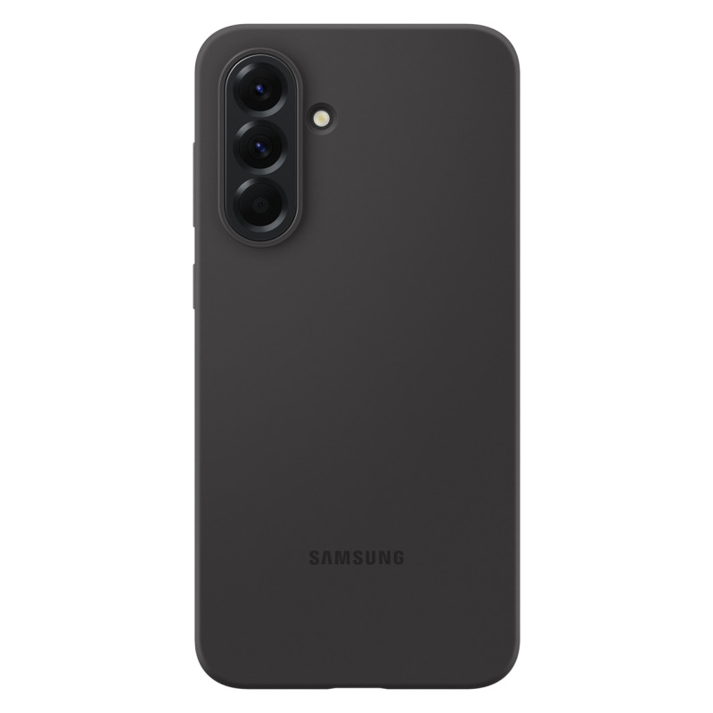 „Samsung“ silikoninis dėklas EF-PA566CBEGWW, skirtas „Samsung Galaxy A56 5G“ - juodas