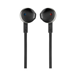 JBL T205 laidinės į ausis įdedamos ausinės su 3,5 mm mini lizdu – juodos