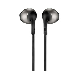 JBL T205 laidinės į ausis įdedamos ausinės su 3,5 mm mini lizdu – juodos
