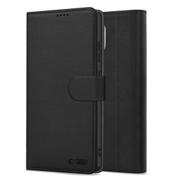 „Tech-Protect“ piniginės dėklas, skirtas „Xiaomi Redmi Note 14 Pro 5G / 14 Pro+ 5G / Poco X7 5G“ – bordo spalvos