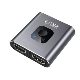 „Tech-Protect HB07“ šakotuvo adapteris 2in1 HDMI 4K 60Hz - pilkas