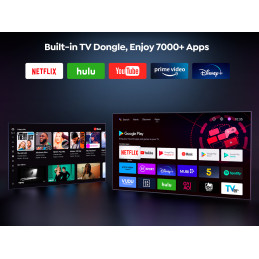 „Yaber K2s“ LCD „FullHD 1080p“ multimedijos projektorius su „JBL“ garsiakalbiais – juodas