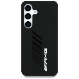 AMG Oversized Rhombs MagSafe dėklas, skirtas Samsung Galaxy S25 – juodas