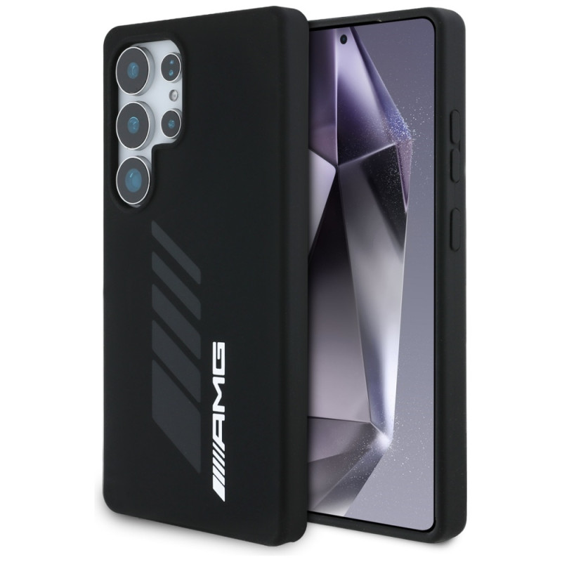 AMG Oversized Rhombs MagSafe dėklas, skirtas Samsung Galaxy S25 Ultra – juodas